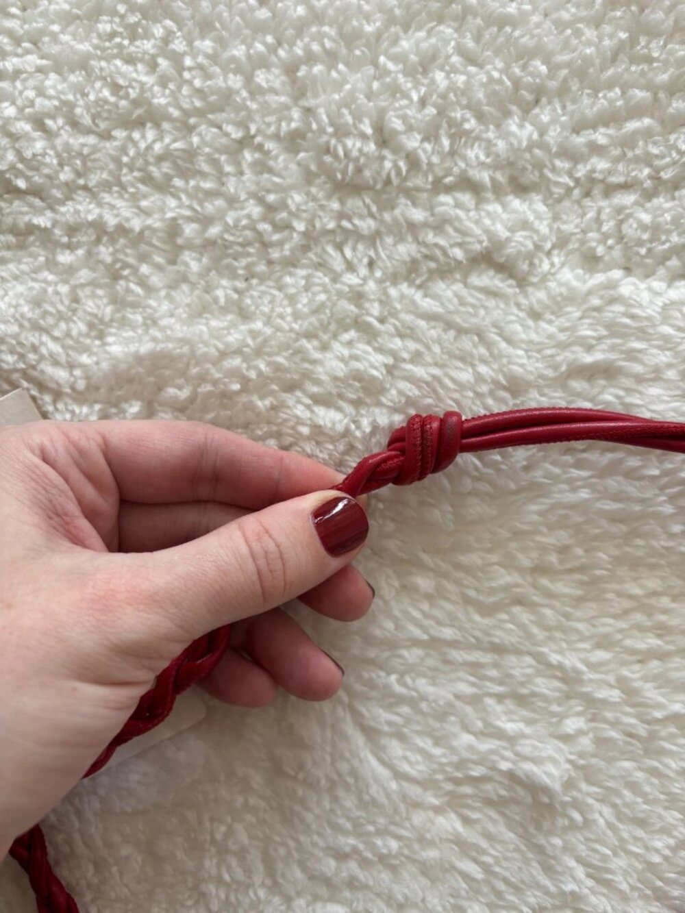 Jil Sander Tangle Small Bag in Red - Picture 8 of 11